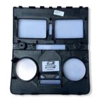 MOLDURA MOLDURA PAINEL CENTRAL PRETO SEM AR CONDICIONADO FIAT  100209237 IDEA 2011 EM DIANTE