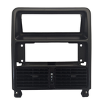 MOLDURA PAINEL CENTRAL RADIO COM DIFUSORES ORIGINAL FIAT UNO PREMIO ELBA FIORINO