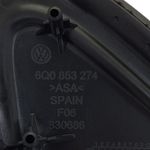 ACABAMENTO MOLDURA PARALAMA RETROVISOR VW 6Q08532749B9 DIREITO POLO 2002 A 2006