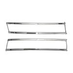 KIT DE FRISOS CENTRAIS CROMADOS DA GRADE DIANTEIRA FIAT PALIO 30 ANOS 2004 A 2008