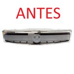 KIT DE FRISOS CENTRAIS CROMADOS DA GRADE DIANTEIRA FIAT PALIO 30 ANOS 2004 A 2008