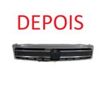 KIT DE FRISOS CENTRAIS CROMADOS DA GRADE DIANTEIRA FIAT PALIO 30 ANOS 2004 A 2008