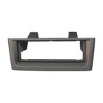MOLDURA PAINEL CENTRAL RADIO 1 DIN CINZA FIAT 735460870 PUNTO LINEA