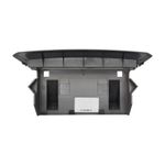MOLDURA PAINEL CENTRAL RADIO 1 DIN CINZA FIAT 735460870 PUNTO LINEA