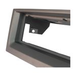 MOLDURA PAINEL CENTRAL RADIO 1 DIN CINZA FIAT 735460870 PUNTO LINEA