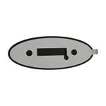 EMBLEMA TAMPA PORTA MALA TRASEIRA ORIGINAL FORD BU5A19H250AA NEW FIESTA HATCH 2014 A 2019 MONDEO 2002 A 2005
