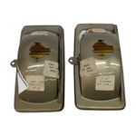 PAR DE BLOCO DO FAROL AUXILIAR MILHA NEBLINA EURO SERRA AMARELO ORIGINAL CIBIÉ 044113