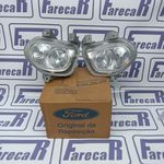 PAR DE FAROL AUXILIAR MILHA ORIGINAL FORD 2S6515K201AD 2S6515K202AD FIESTA 2002 A 2007
