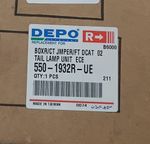 LANTERNA TRASEIRA VERMELHA CRISTAL MARCA DEPO DIREITA DUCATO JUMPER BOXER 2004 A 2017