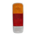 LENTE DA LANTERNA TRASEIRA TRICOLOR ORIGINAL ARTEB KOMBI 1976 EM DIANTE - COM DETALHE
