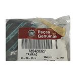 TAMPA DO FURO GANCHO REBOQUE PARACHOQUE TRASEIRA PRIMER ORIGINAL FIAT 735428327 STILO
