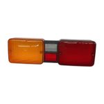 LENTE DA LANTERNA TRASEIRA FIXAÇÃO 4 PARAFUSOS GM ARTEB 52251445 ESQUERDA D40 D60 CAMINHÃO GMC 3500HD  SILVERADO