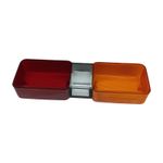 LENTE DA LANTERNA TRASEIRA FIXAÇÃO 4 PARAFUSOS GM ARTEB 52251445 ESQUERDA D40 D60 CAMINHÃO GMC 3500HD  SILVERADO