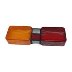 LENTE DA LANTERNA TRASEIRA FIXAÇÃO 4 PARAFUSOS GM ARTEB 52251445 ESQUERDA D40 D60 CAMINHÃO GMC 3500HD  SILVERADO