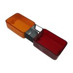 LENTE DA LANTERNA TRASEIRA FIXAÇÃO 4 PARAFUSOS GM ARTEB 52251445 ESQUERDA D40 D60 CAMINHÃO GMC 3500HD  SILVERADO