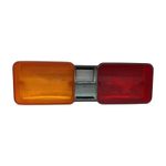 LENTE DA LANTERNA TRASEIRA FIXAÇÃO 4 PARAFUSOS GM ARTEB 52251446 DIREITO D40 D60 CAMINHÃO GMC 3500HD SILVERADO