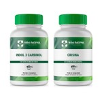 3  Indol Carbinol 400mg 30 Cápsulas + Crisina 500mg 30 Cápsulas