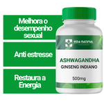 Ashwagandha Ginseng Indiano - Saúde e longevidade