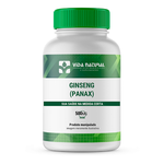 Ginseng Panax 500mg - Combate ao Estresse - Vida Natural