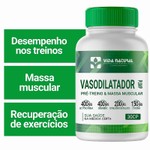 Pré-Treino & Massa Muscular - Vasodilatador Pump 30 Cápsulas