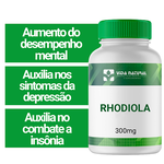 Rhodiola 300mg Raiz de Ouro para o Desempenho Mental