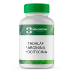 Tadalaf + Ocitocina 10ui + Arginina 500mg - Vida Natural