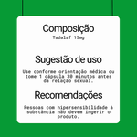 Tadalaf 15mg - Vida Natural