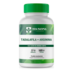 Tadalaf 5mg + Arginina 500mg - Vida Natural