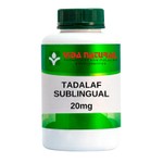 Tadalaf Sublingual 20mg 60 Pastilhas - Vida Natural