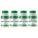 Taurina 500mg, Booster Mental , Formula para Serotonina e Dopamina  - Kit Energia e Saúde Mental