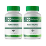 Turkesterone 500mg 30 Cápsulas + Maca Peruana 500Mg 120 Cápsulas - Kit