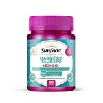 Magnésio Taurato + Zinco 800mg 60 cápsulas - Sunfood