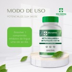 Metilcobalamina 5mg + Metilfolato 5mg + Vitamina B6 15mg - Suporte Metabólico