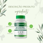 Metilcobalamina 5mg + Metilfolato 5mg + Vitamina B6 15mg - Suporte Metabólico