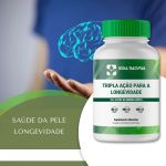 Tripla Ação para a Longevidade - 60 Cápsulas