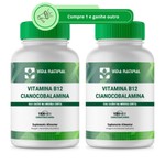 Kit com 2 Vitamina B12 (Cianocobalamina  Sublingual) - Vida Natural