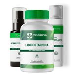 Kit 3 un Spray Estimulante, Gel Estimulante e Libido Feminina