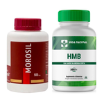 Morosil 120 cápsulas + HMB 180 cápsulas kit Perca Peso e Ganhe Músculos  - Vida Natural