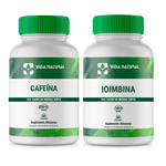 Cafeína 210mg 60cp + Ioimbina 10mg 60cp - Energia e Foco