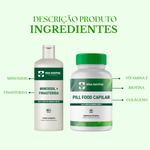 Minoxidil 5% + Finasterida 1% + Pill food capilar