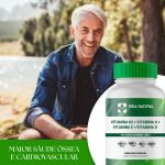 Composto Vitamina K2 100MCG+ Vitamina A 1000UI+ Vitamina E 400UI+ Vitamina D 1000UI
