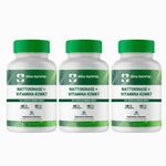 Nattokinase + Vitamina k2  - 60 cápsulas - 3 unidades