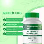 Nattokinase + Vitamina k2  - 60 cápsulas - 3 unidades