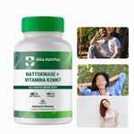 Nattokinase + Vitamina k2  - 60 cápsulas - 3 unidades