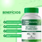 Nattokinase + Vitamina K2MK7 - 60 Cápsulas - 4 unidades