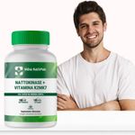 Nattokinase + Vitamina K2MK7 - 60 Cápsulas - 4 unidades