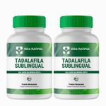 Kit 2 un Tadalaf Sublingual 20mg 30 Pastilhas