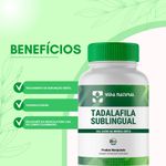 Tadalaf Sublingual 20mg 30 Pastilhas - 3 unidades - Vida Natural