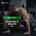 Citrulina Malato Em Pó 100% Pura 250g Vasodilatador  e mais energia sabor natural