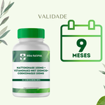 Nattokinase 100mg + Vitamina K2mk7 100mcg  + CoenzimaQ10 100mg -60 Cápsulas